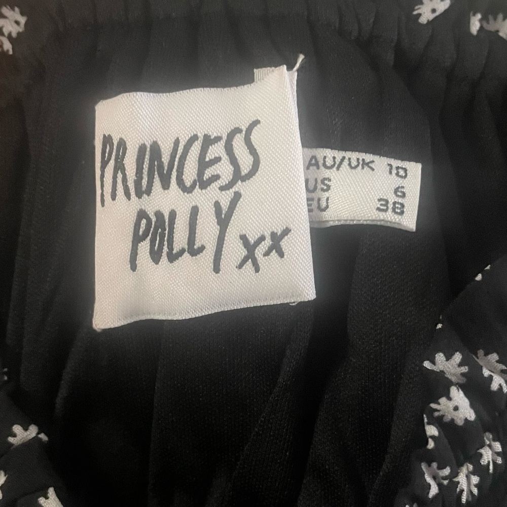 Princess Polly Black floral mini dress - Picture 4 of 4